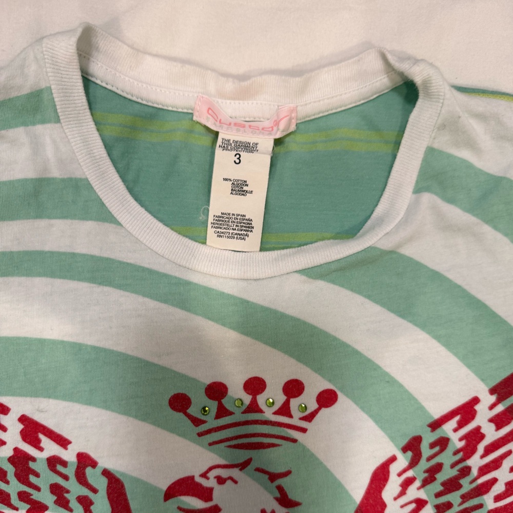 Custo Barcelona Shirt with Red and Green Design - Picture 2 of 3